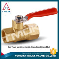 TMOK 1/8 &quot;NPT hembra x válvula de bola de latón mini macho, puerto completo, manija de palanca de 600 WOG